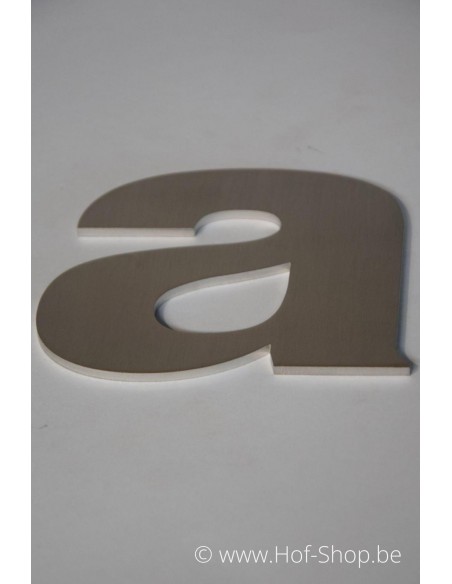 Lettre a Arte - acier inoxydable de 9,5 cm de haut AB collectie