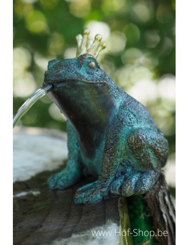 Grenouille - statue en bronze (AN1382BR-V-F)