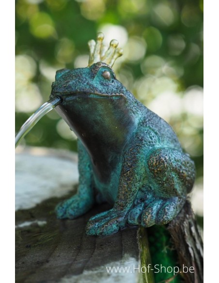 Grenouille - statue en bronze (AN1382BR-V-F)