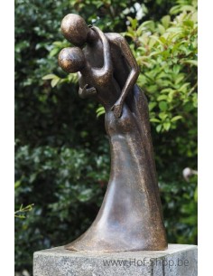 danspaar - bronzen beeld (AN1541BR-BI)