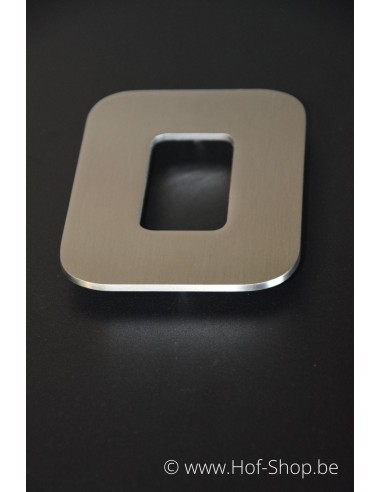 Numéro 0 Designer - acier inoxydable de 12 cm de haut AB collectie