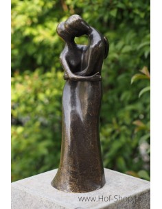 Couple d'amoureux modernes - statue en bronze (AN1637BR-BI)