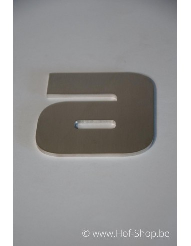 Lettre a Designer- acier inoxydable de 9,5 cm de haut AB collectie
