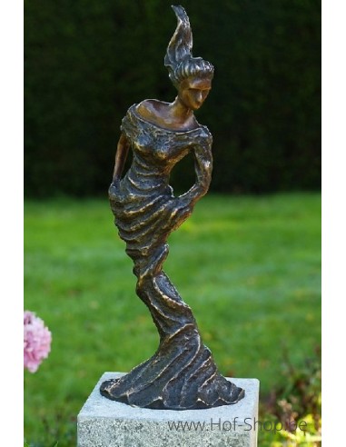 Moderne vrouw - bronzen beeld (AN1814BR-DB)
