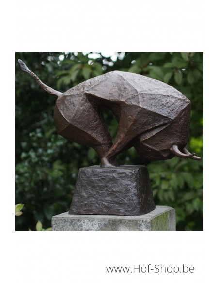 Taureau moderne - statue en bronze (AN2082BR-B)