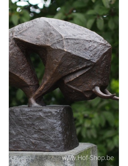 Moderne stier - bronzen beeld (AN2082BR-B)
