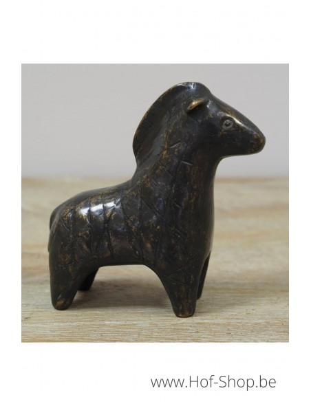 Petit cheval - sculpture en bronze (AN2133BR-BI)