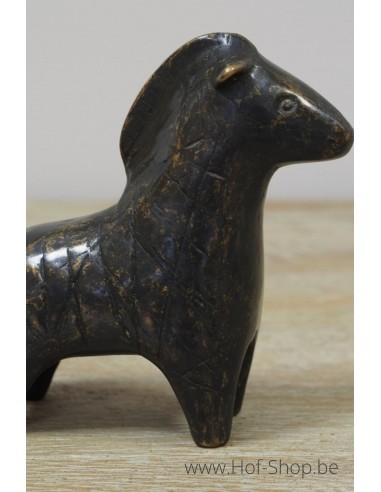 Petit cheval - sculpture en bronze (AN2133BR-BI)