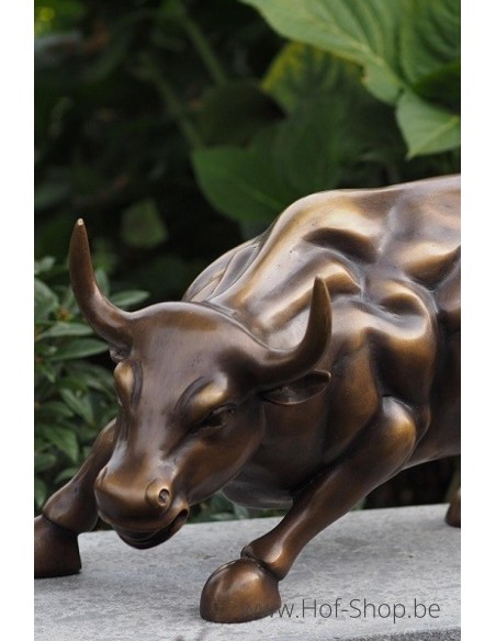 Wall street bull - statue en bronze (AN2205BR-B)