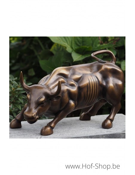 Wall street bull - statue en bronze (AN2205BR-B)