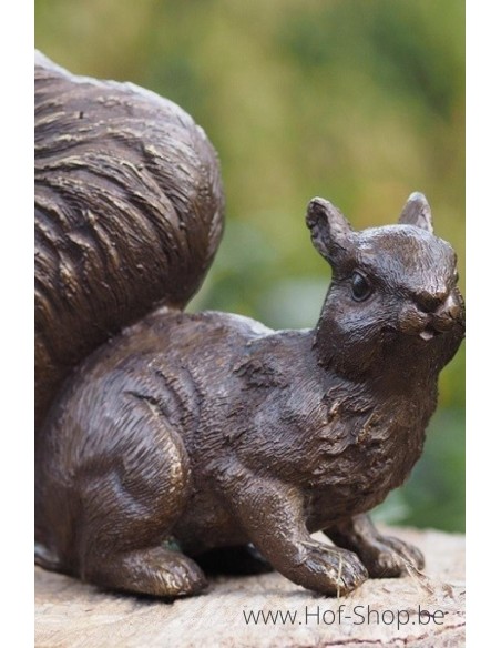 Écureuil - statue en bronze (AN2206BR-B)