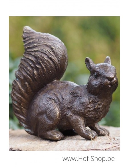 Eekhoorntje - bronzen beeld (AN2206BR-B)