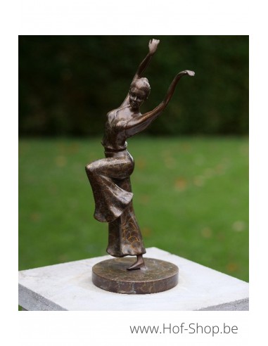Ballerina - bronzen beeld (AN2399BRW-P)