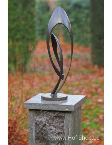 Moderne sculptuur 'Endless' klein - bronzen beeld (AN2682BR-BI)