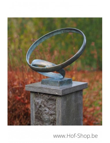 Sculpture moderne 'Together' - statue en bronze (AN2701BR-VI)