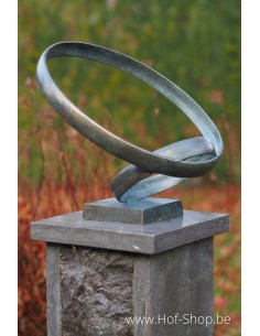 Sculpture moderne 'Together' - statue en bronze (AN2701BR-VI)