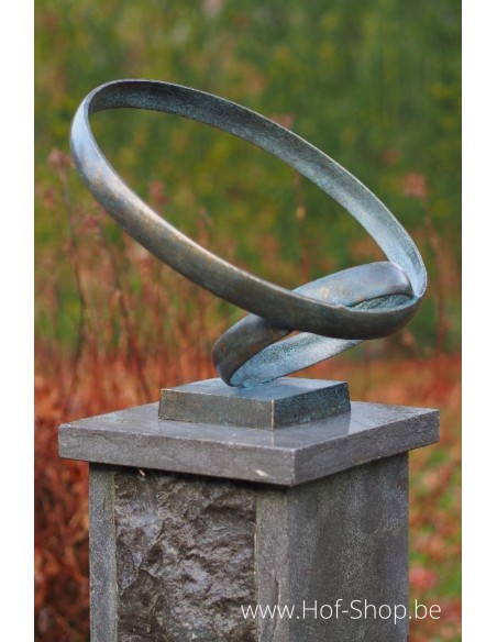 Moderne sculptuur 'Together' - bronzen beeld (AN2701BR-VI)