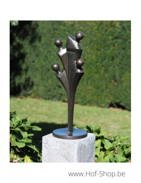 Famille moderne - statue en bronze (AN2755BR-BI)