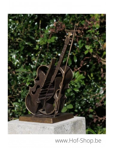 Viool modern - bronzen beeld (AN2846BRW-BI)