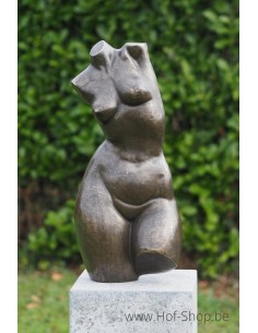 Buste féminin moderne - statue en bronze (AN3551BR-BI)