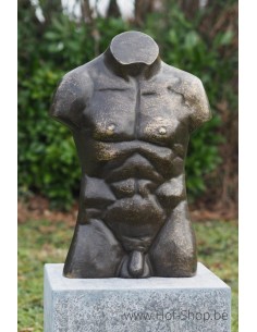 Buste d'hommes en bronze en grand - statue en bronze (AN3553BR-BI)