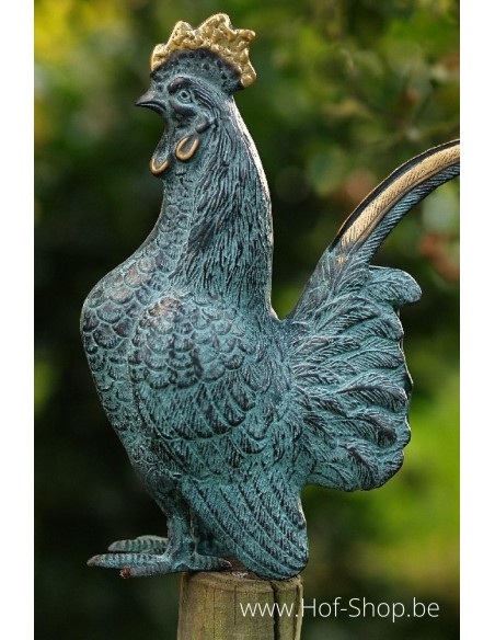 Coq - statue en bronze (AN5360V)