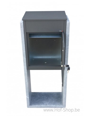 Torino Parcel Anthracite - boîte à colis VASP en pierre blue