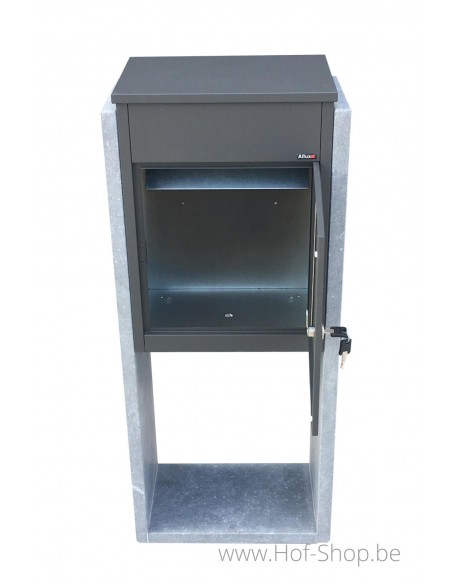 Torino Parcel Anthracite - boîte à colis VASP en pierre blue