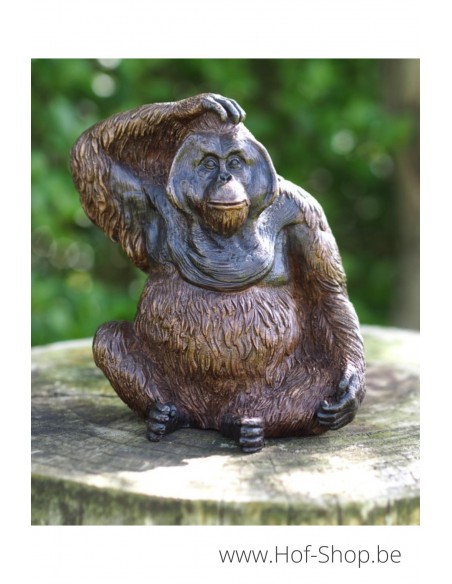 Orang oetan - bronzen beeld (BS1411B)