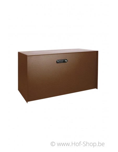 Bulkbox Aspect acier Corten - eSafe boîte à colis aluminium