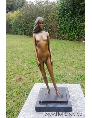 Femme nue - statue en bronze (BS61022)