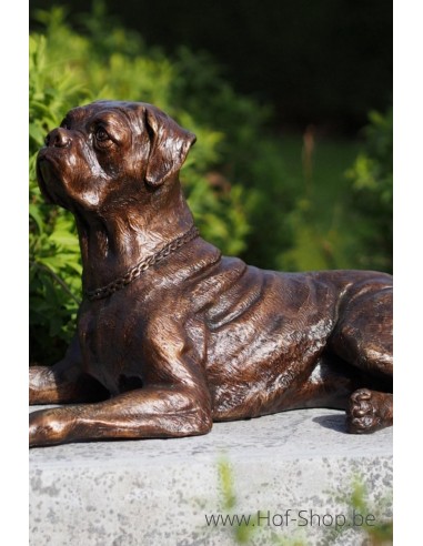 Boxer petit - statue en bronze (BS61051)