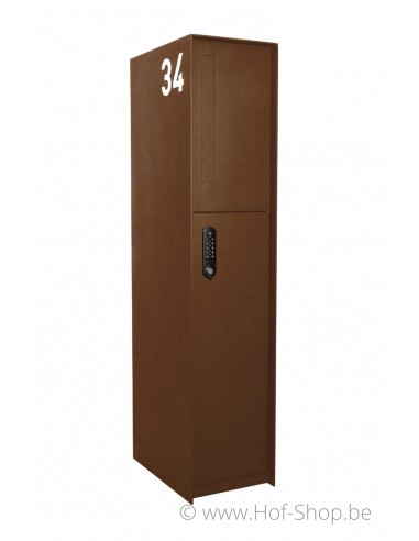 Fenix Front Cortenstaal Look - pakketbus aluminium eSafe