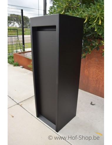Colum avec parcelbox - Boîte  à colis aluminium Larob