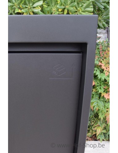 Colum avec parcelbox - Boîte  à colis aluminium Larob