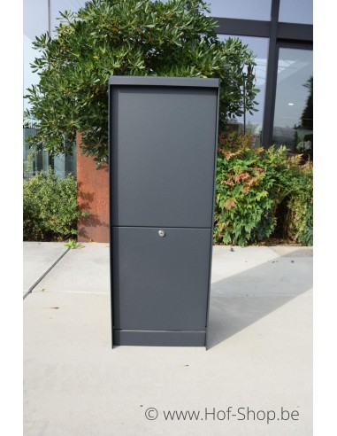 Dropbox Small RAL 7016 - eSafe pakketbus aluminium