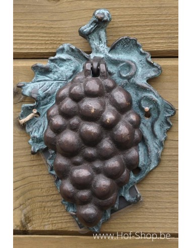 Grappe de raisin heurtoir de porte - statue en bronze (DR6548B)