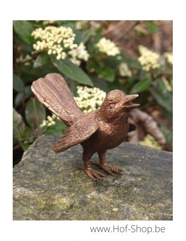 Vogel met gespreide vleugels - bronzen beeld (GA1089BR-B)