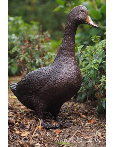 Canard debout  - statue en bronze (AN1115BR-B)