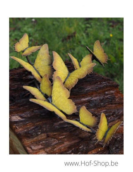 Zwerm vlinders - bronzen beeld (HW1934BR-HP)