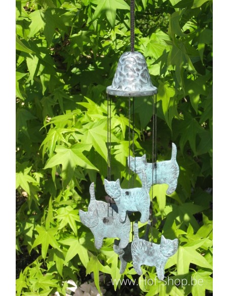 Carillons éoliens en bronze avec des elfes - statue en bronze (WC0098BR-V)