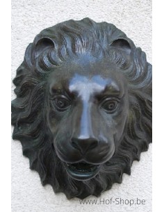 Fontaine à tête de lion - statue en bronze (B1087)
