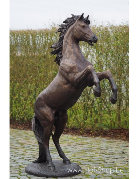 Cheval d'élevage - sculpture en bronze (B1109R)