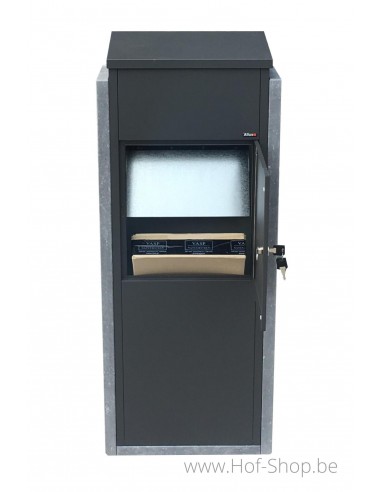 Torino Big Parcel Front Door anthracite - boîte à colis VASP en pierre blue