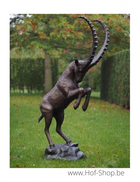 Steenbok - bronzen beeld (B1275)