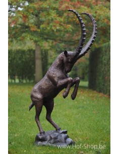 Steenbok - bronzen beeld (B1275)