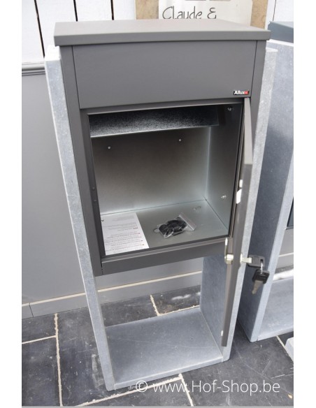 Torino Parcel Anthracite - boîte à colis VASP en pierre blue