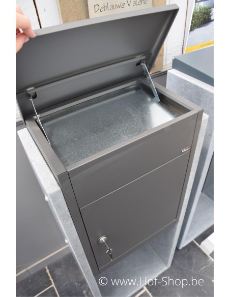 Torino Parcel Anthracite - boîte à colis VASP en pierre blue