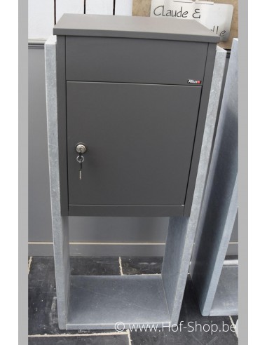 Torino Parcel Anthracite - boîte à colis VASP en pierre blue