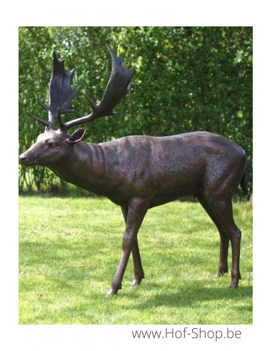 Damhert - bronzen beeld (B1408)